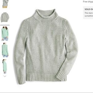 J. Crew gray rolIneck sweater